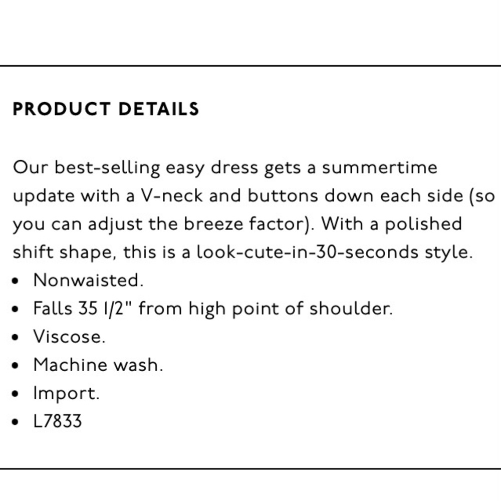 Madewell Black Side Button Easy Dress - Picture 4 of 12